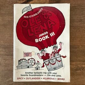 Red Stangland Ole & Lena Jokes Book III 1988 First Printing Norse Press Paperbac